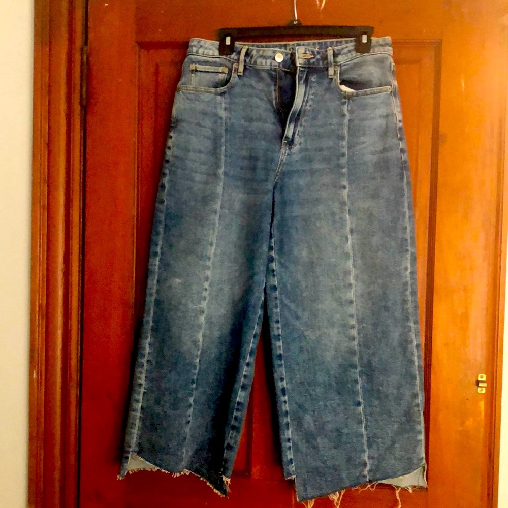 American Eagle Wide Leg Crop Jean